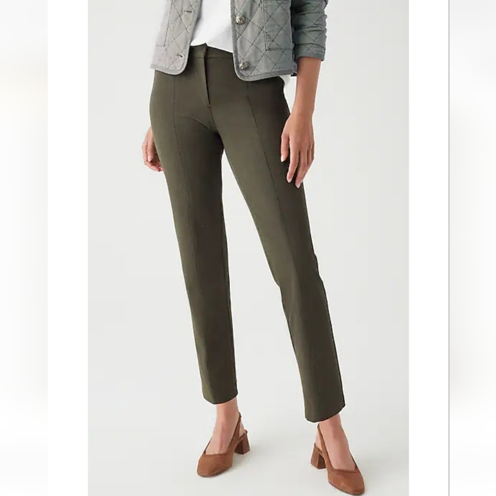J. Jill 2 Pair- Pink and Green Straight Leg Pants
